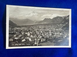 Alte Ansichtskarte Chur mit Seesa-plana 1512 Zürich
