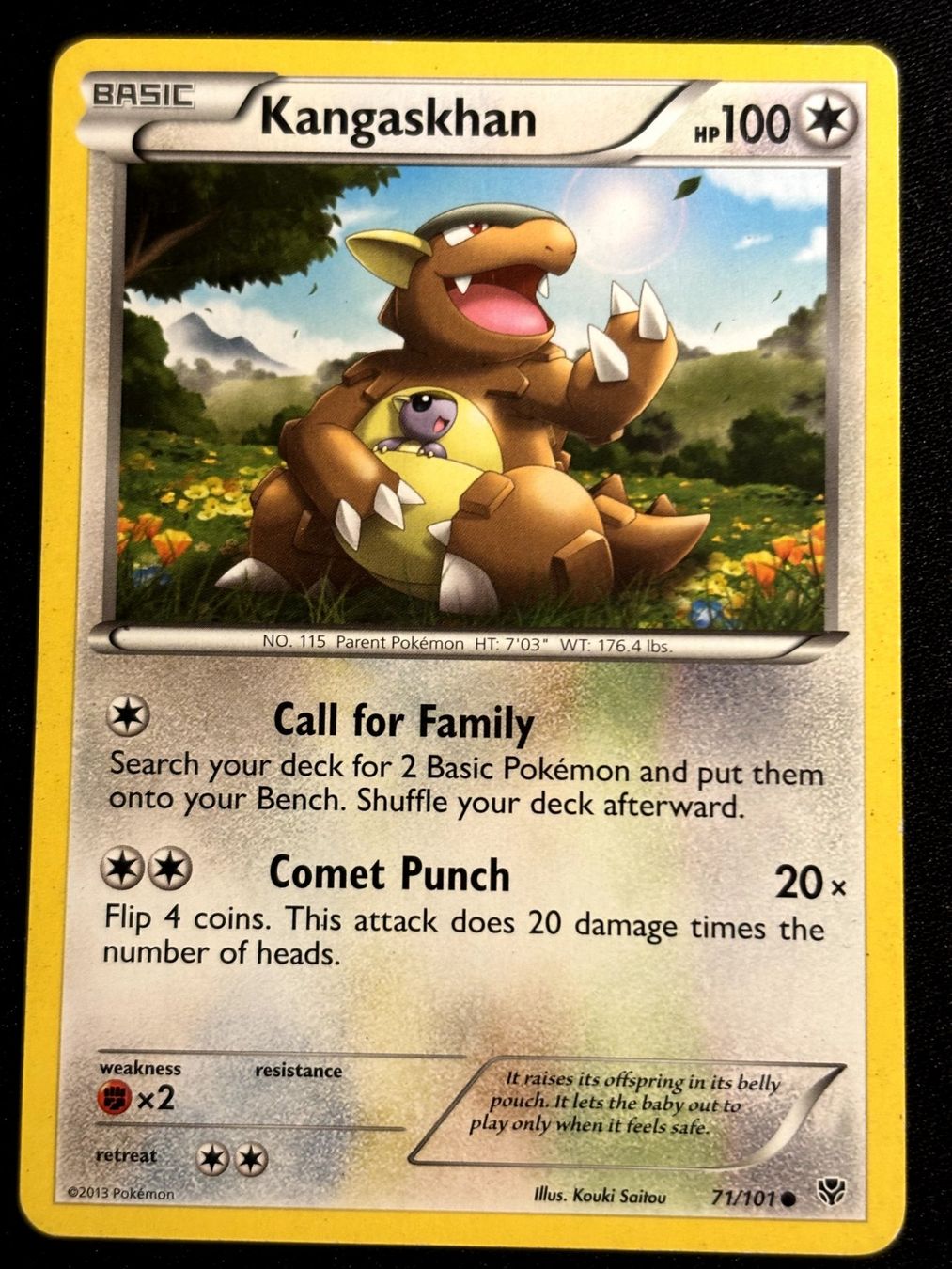 Pokémon Carte collezionabili: Pokemon Kangaskhan - Plasma-Blast 71/101 - English – Usato da Bern venduto da Big_GS