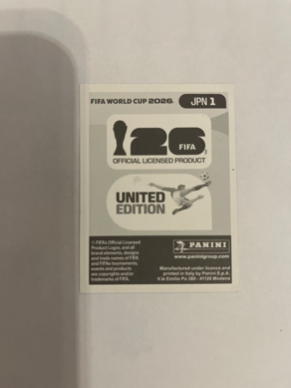 Panini Sammelbilder & Trading cards: FIFA World Cup 2026 - Panini; JPN 1 - Logo – Neu (gemäss Beschreibung) aus Würenlos von ertanural 1