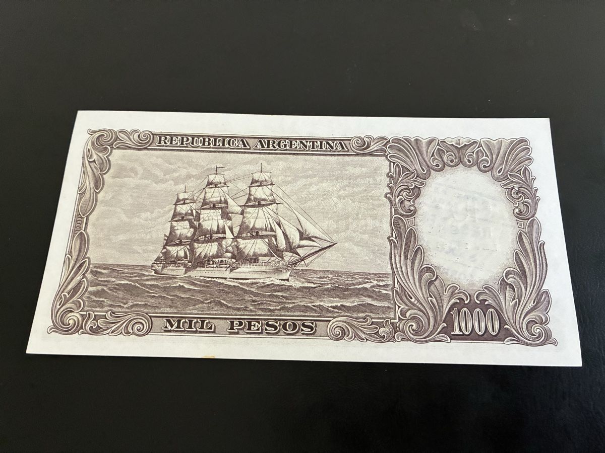 Banconote: 10 pesos Ley 1968 – Usato da Dällikon venduto da Woldbanknoten 2
