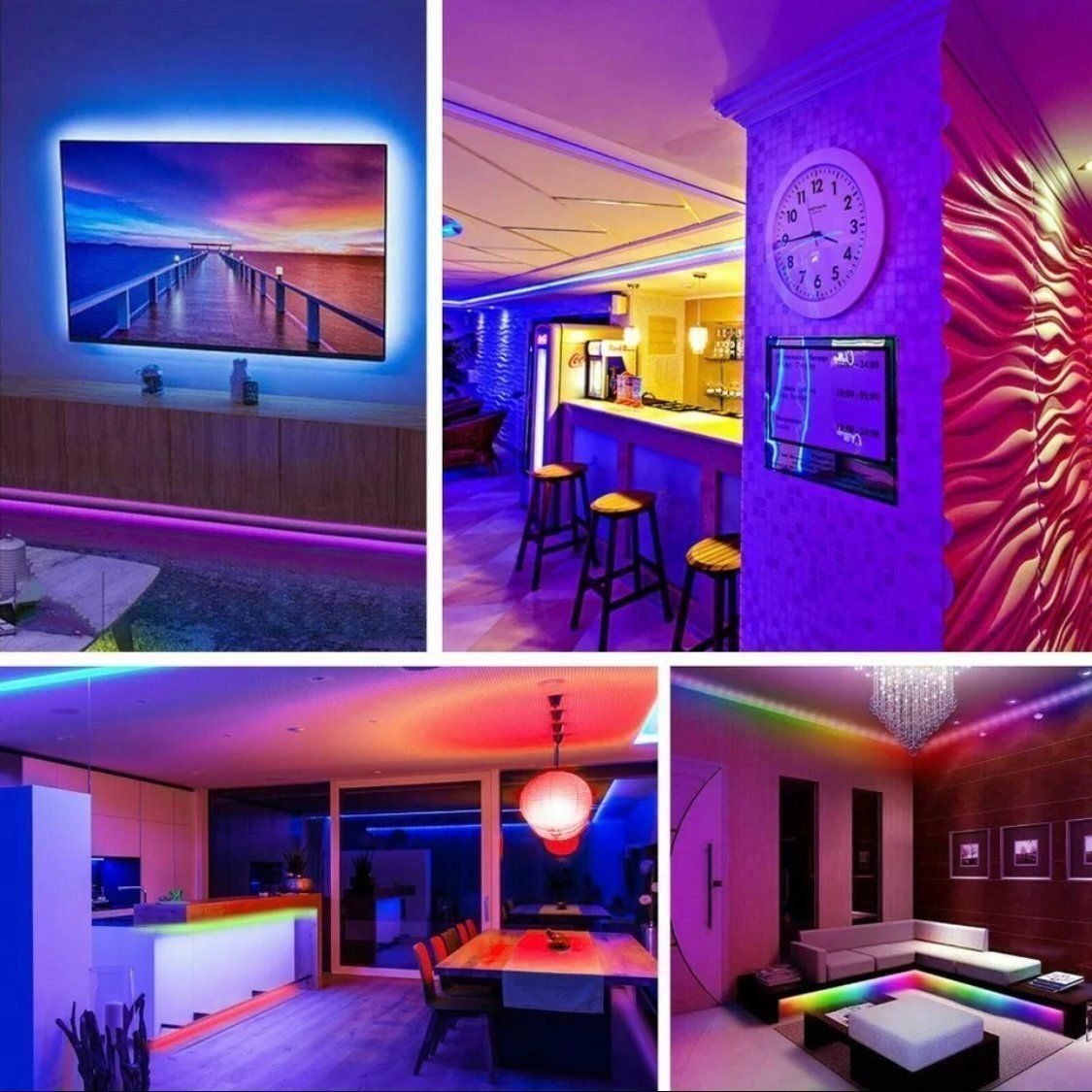 Ghirlande e barre luminose: LED Strip RGB 5m USB - NEU – Nuovo (secondo la descrizione) da Frauenfeld venduto da MrSalesman 4