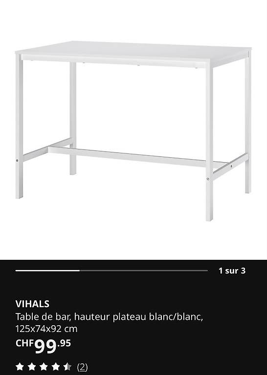 Set di tavolo e panche: Ensemble table et chaises  – Usato da Lausanne venduto da dlu_vbv7