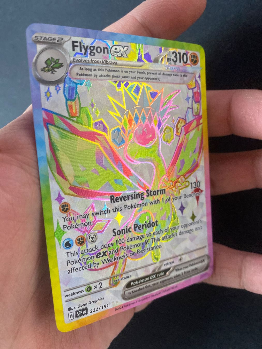 Pokémon Sammelbilder & Trading cards: Flygon ex 222 - Libelldra ex - Surging Sparks - EN – Neu (gemäss Beschreibung) aus Hausen AG von Shrade 1