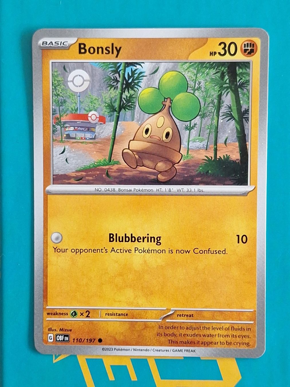 Pokémon Carte collezionabili: Bonsly - Pokemon Obsidian Flames – Usato da Altstätten SG venduto da GGsGameshop