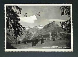 AK Engelberg Schwebebahn Gerschnialp Trübsee mit Hahnen