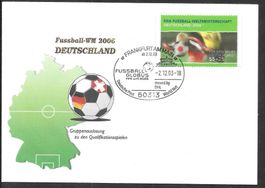 Sonderbrief Fussball WM Deutschland 2006 Gruppenauslosung