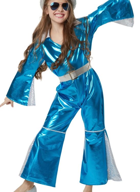 dressforfun® Mädchenkostüm Glitzerndes Disco Starlet