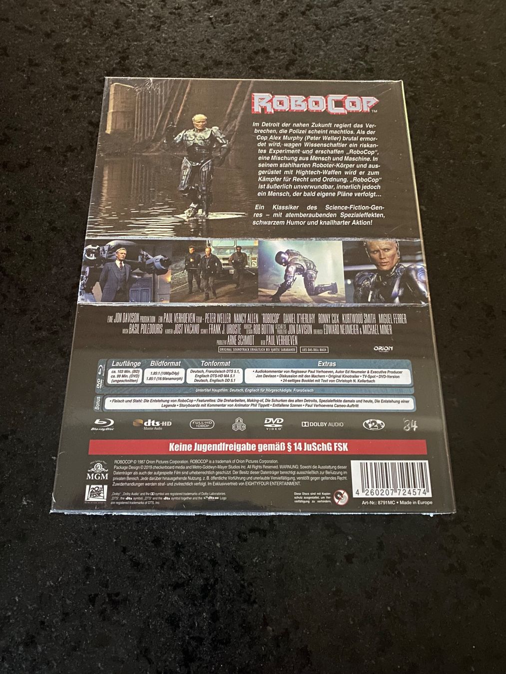 Tutti i DVDs: RoboCop Mediabook Blu-ray + DVD OVP – Nuovo e nell'imballaggio originale da Schmitten FR venduto da FilmRarities 1