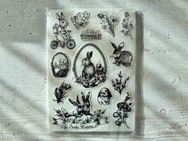 LaBlanche Stempelset Ostern Hasen Frohe Ostern – Vintage