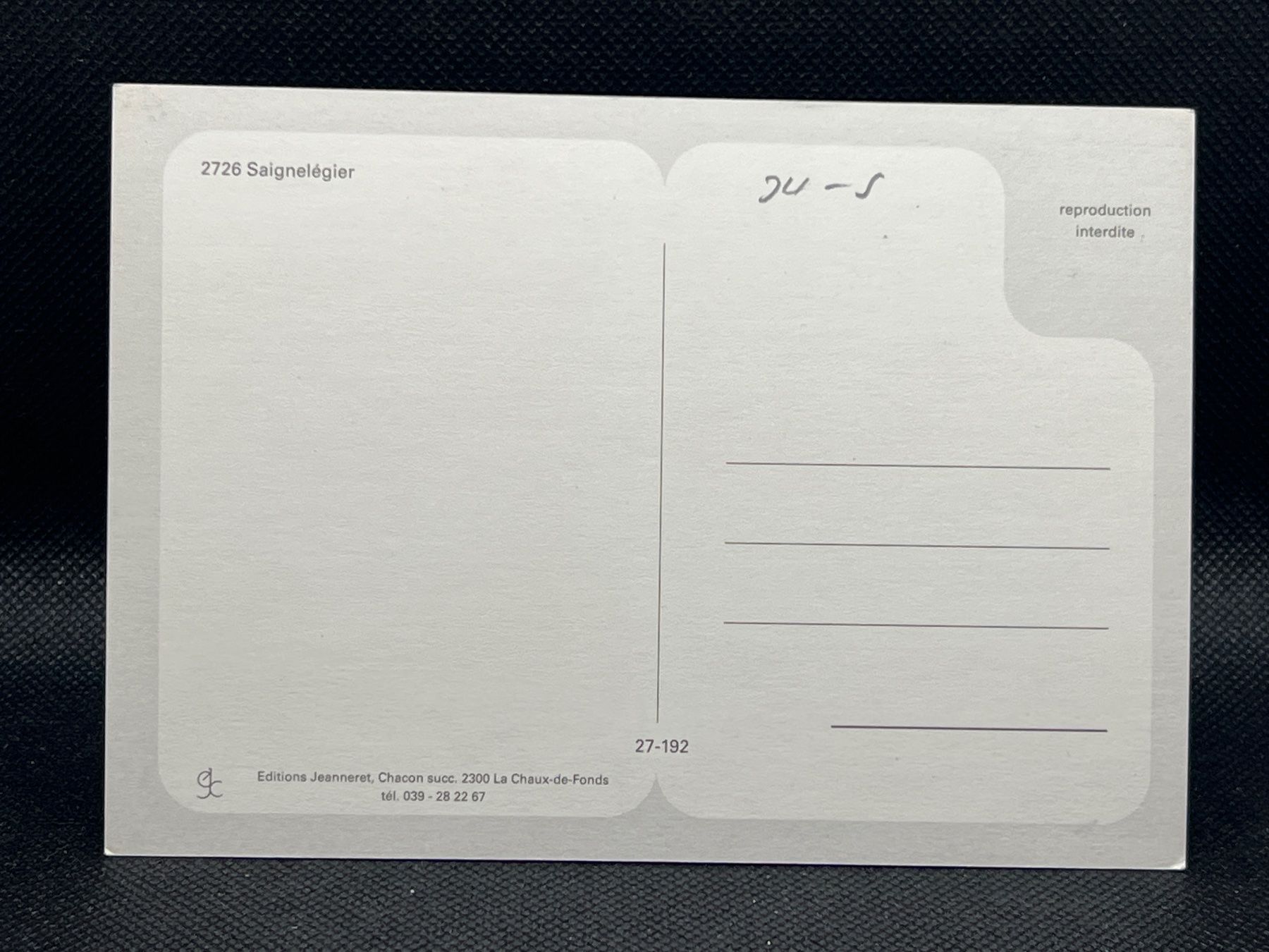 Cartoline postali: Saignelégier – Usato da Widnau venduto da Brusi9 1