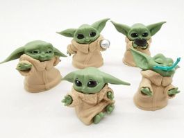 5 BABY YODA - MASTER YODA - FIGUREN - THE MANDALORIAN FIGUR