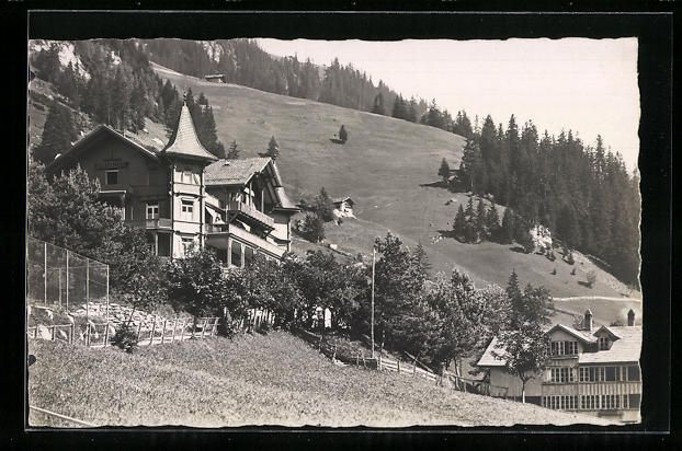 Ansichtskarten: AK Adelboden, Hotel Bellevue – Gebraucht aus Berlin von bartko-reher