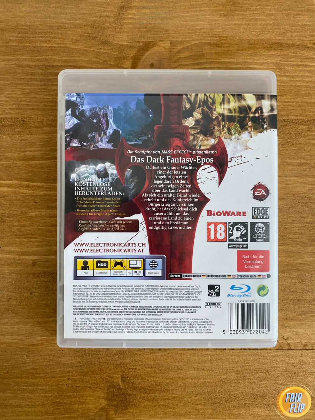 Giochi: PS3 Dragon Age: Origins – Usato da Luzern venduto da fairflip 2