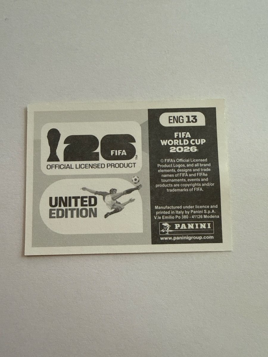 Panini Sammelbilder & Trading cards: ENG13 Panini FIFA World Cup 2026 – Neu (gemäss Beschreibung) aus Muotathal von sin_pdj6 1