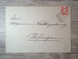 TR48 Enveloppe + Timbre Suisse 1938