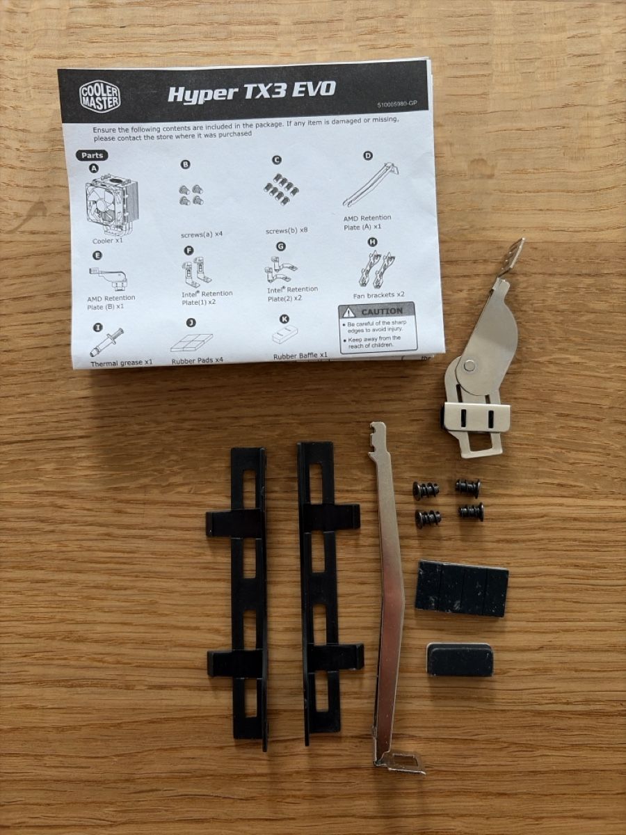 Componenti elettronici: Cooler Master Hyper TX3 EVO CPU-Kühler, Intel & AMD – Usato da Olten venduto da MrSimpson 4