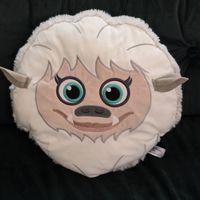 Kissen Yeti Plüschtier rund ca. 30cm neuwertig