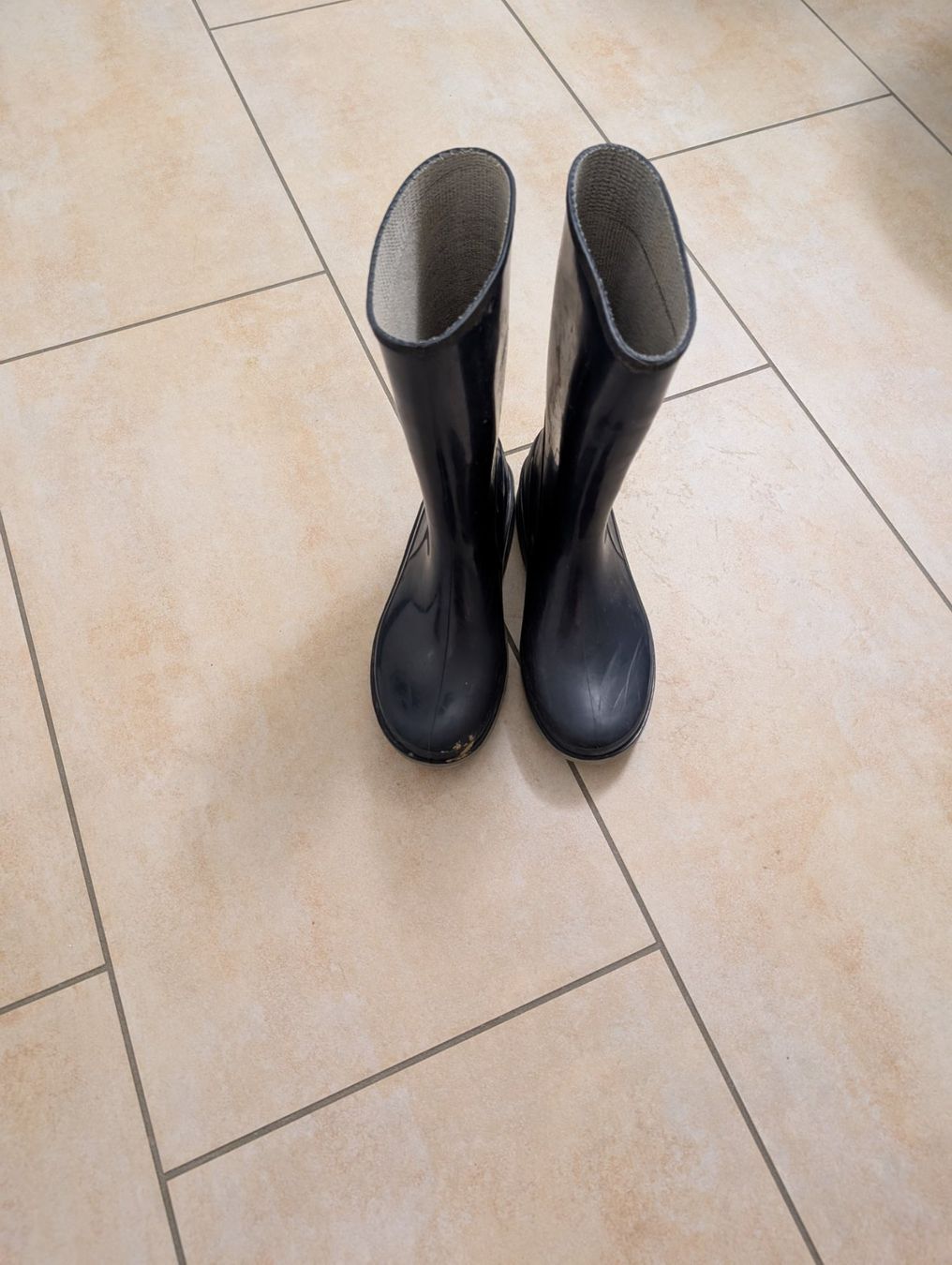 Schuhe für Jungen: Gummistiefel gr.35 blau – Gebraucht aus Rudolfstetten von rosali59
