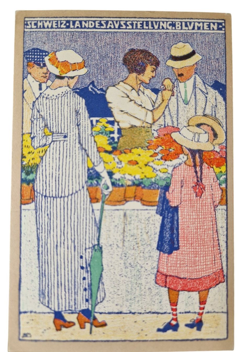 Cartoline postali: 3 Ansichtskarten Landesausstellung Bern 1914 - Serie A – Usato da Mörschwil venduto da aik_x8mc 2