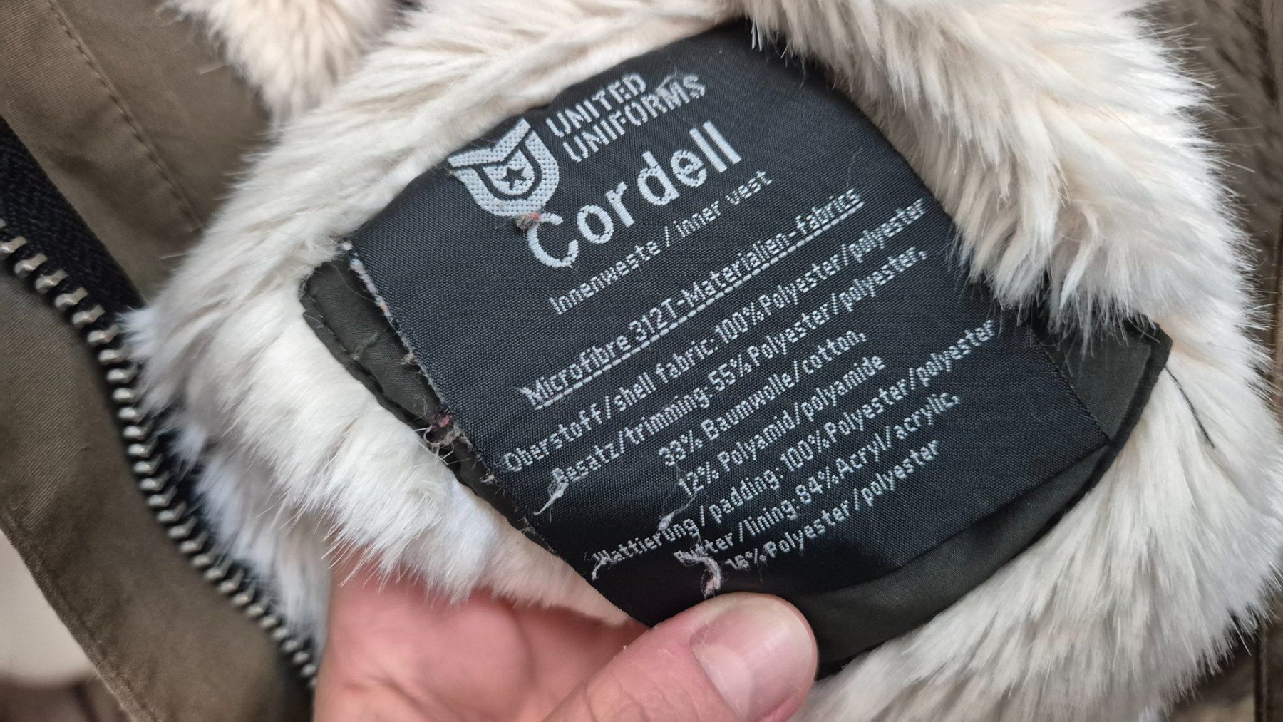 Giacche: Olive green winter coat size S – Usato da Zürich venduto da monadiederich 6