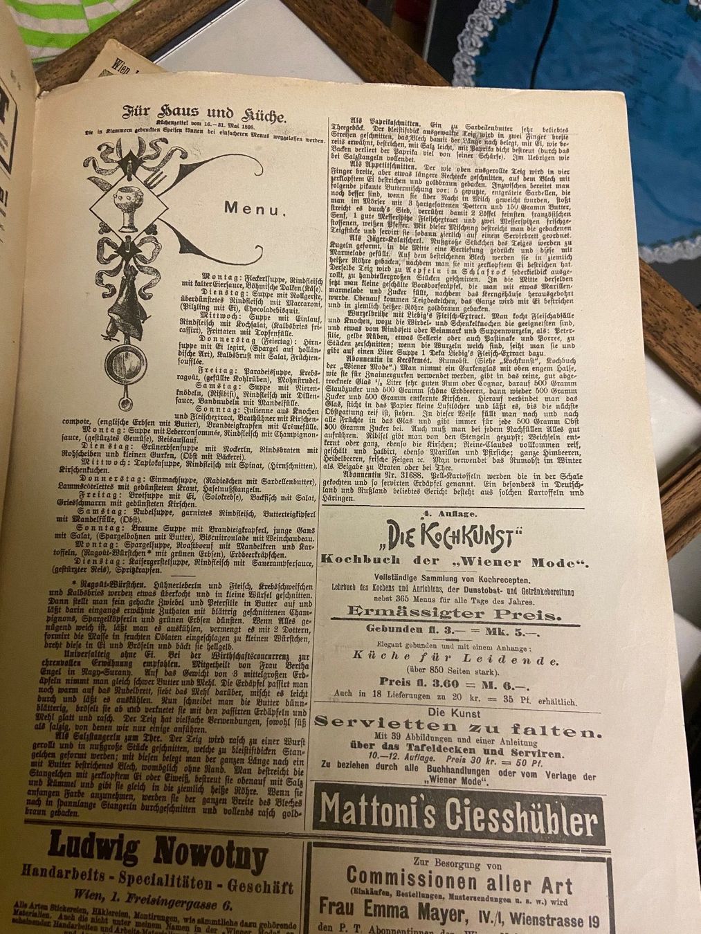 Zeitschriften & Magazine: wiener mode antike zeitschrift 1898 – Gebraucht aus Gipf-Oberfrick von Iberico 9