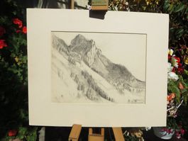David Burnand 1888-1975  original Bleistift-Zeichnung