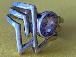 Silberring Violet zack 56/17.75