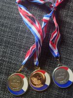 Véritables Medailles championnat de France Tir à l'arc 