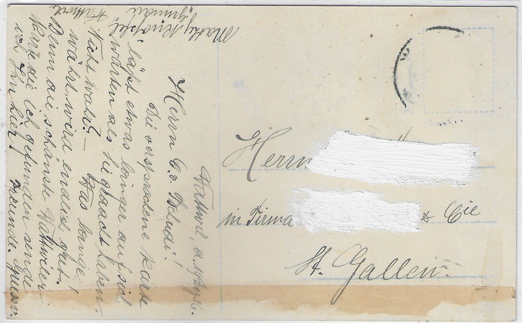 Cartoline postali: Wattwil - Generalansicht – Usato da Ettingen venduto da Kartenplanet 1