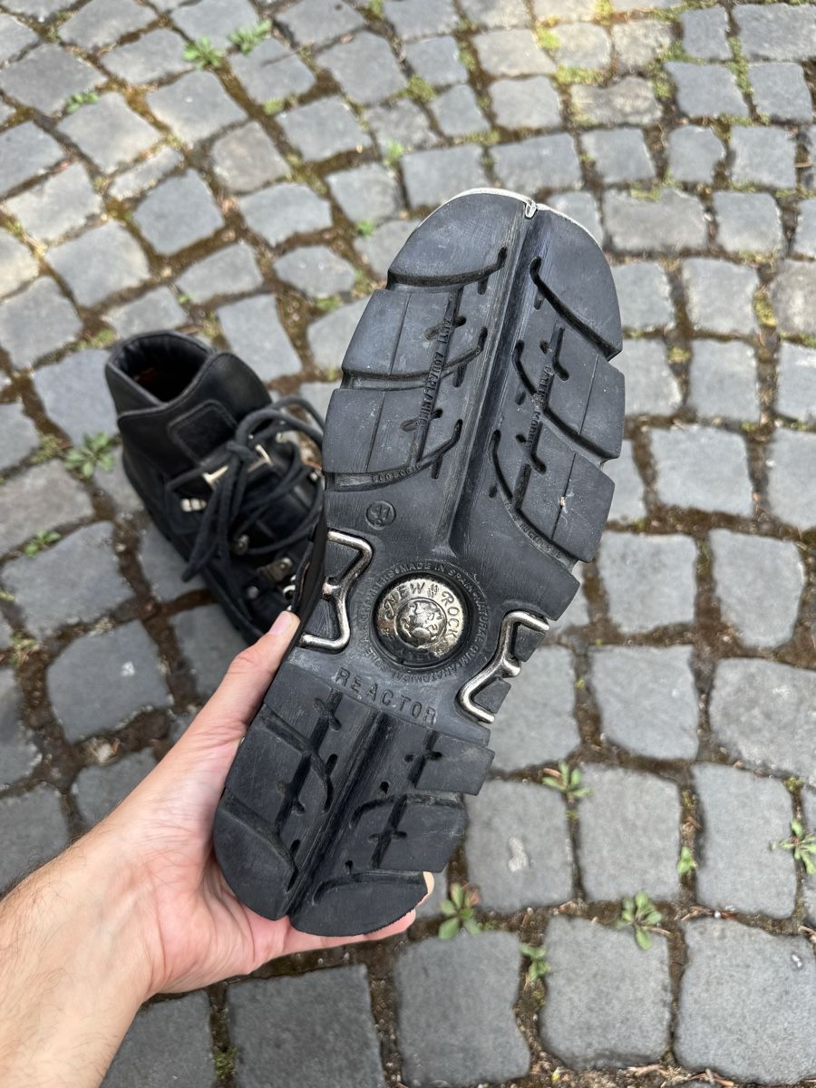 New Rock Scarpe da uomo: New Rock M-220-C2 Black Leather Platform Boots EU 42 Gothic – Usato da Effretikon venduto da rus_2l2p 9