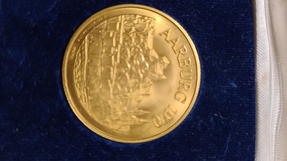 Gold Münze Aarburg 1970. Sehr selten. Kaufen auf Ricardo