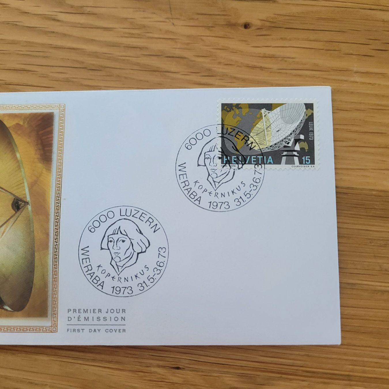 Tutti i francobolli: FDC mit Seidenbild 1973 Luzern – Usato da Biel/Bienne venduto da Destockweb 1
