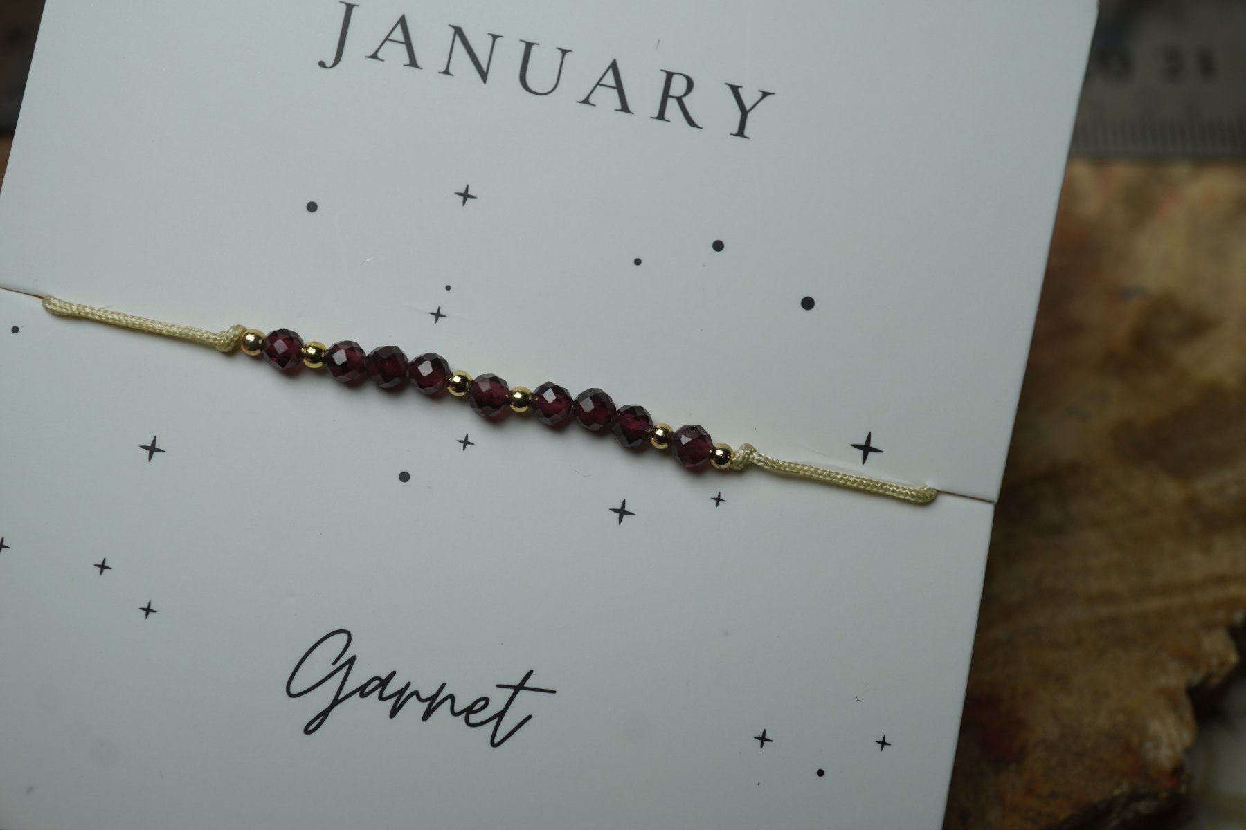 Bracciali & Braccialetti: Armband Granat   Astro  Armband  Januar – Nuovo e nell'imballaggio originale da Eschenbach SG venduto da topstone 1