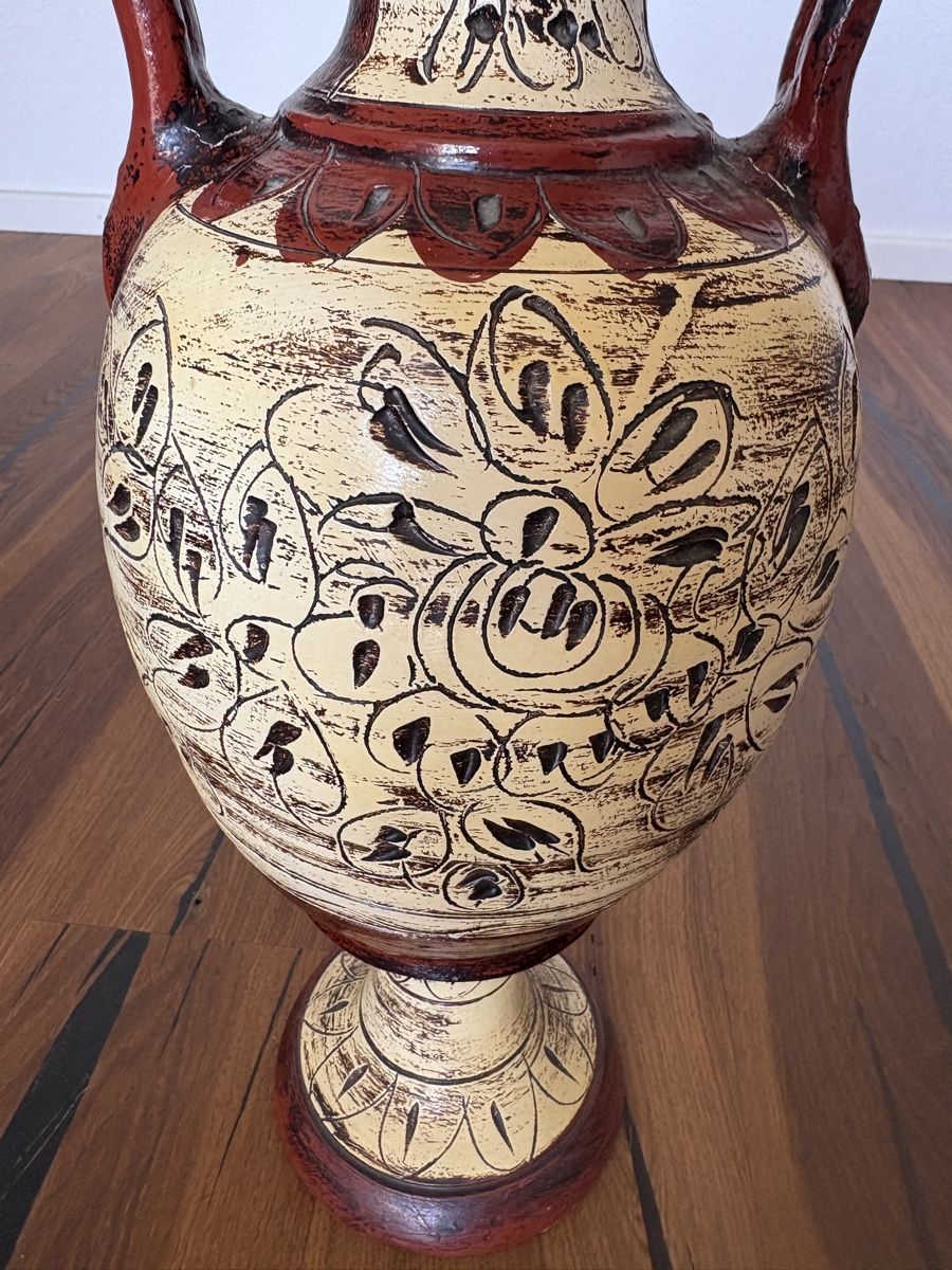 Tutte le decorazioni: Amphore, Dekovase beige-rot – Usato da Oetwil am See venduto da Luja37 2