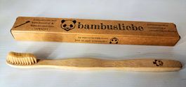 Holzzahnbürstenset von Bambusliebe Stärke: Weich Neu