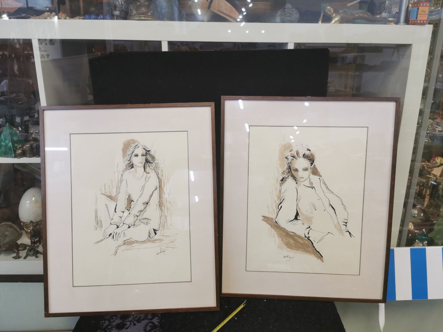 Dipinti: PAIRE DE TABLEAUX SIGNÉS – Usato da Genève venduto da Qanil77