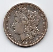 (2365) USA, 1 Dollar, 1891 O, ss-vz