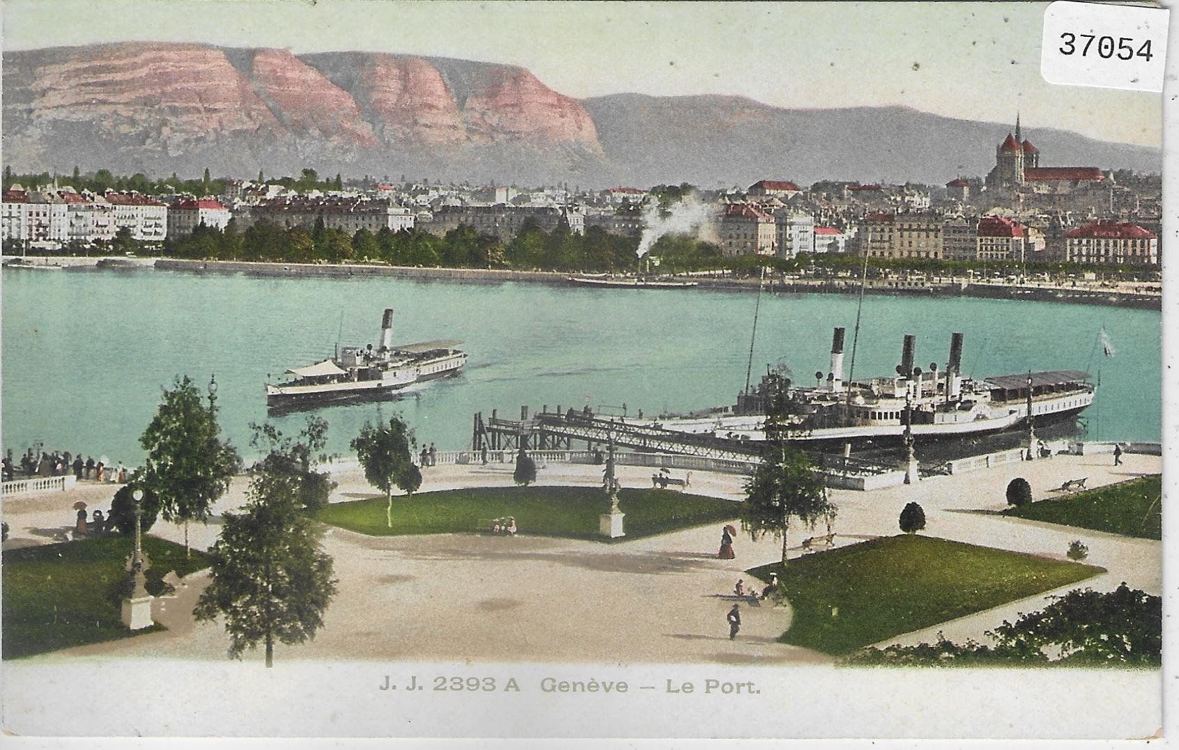 Cartes postales: Geneve - Le Port - Litho – D'occasion à Ettingen par Kartenplanet