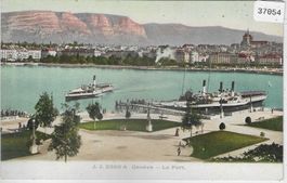 Geneve - Le Port - Litho