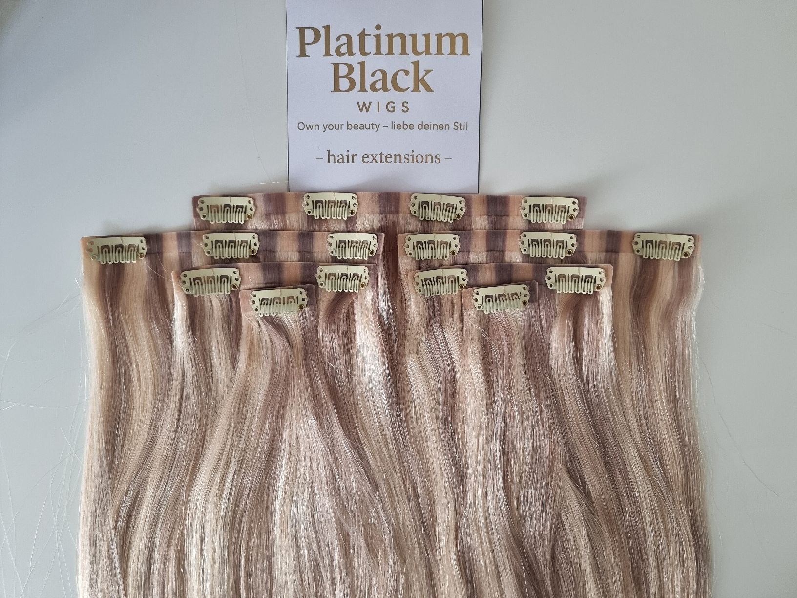 Perücken: Slawisches Echthaar-Extensions. 50cm lang. Neu – Neu und originalverpackt aus Zürich von pla_tm9w 2