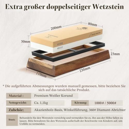 Alle Werkzeuge: Schleifstein Beidseitig mit 1000/5000-Körnung Wetzstein, – Neu und originalverpackt aus Hundwil von Stallone6 6
