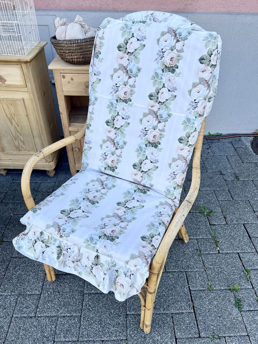 Fauteuils: Rattansessel Bambussesse – D'occasion à Sirnach par dasrosahaus 4