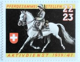 Soldatenmarke 2.WK, Pferdesammelstellen 22&23, Wi Pf 56
