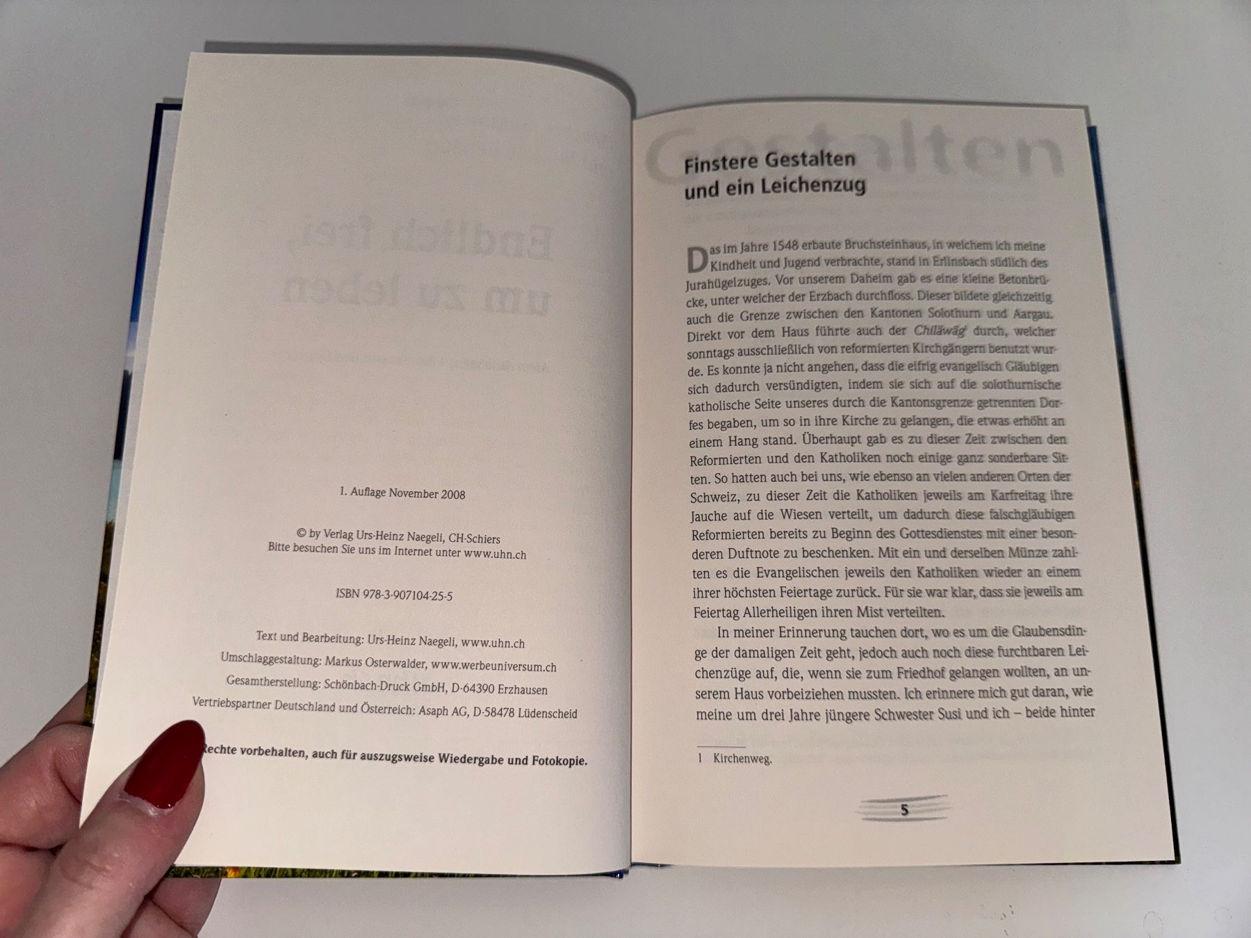 Libri: Ursi Hohl, Endlich frei um zu leben – Usato da Grosswangen venduto da Second_hand_paradise 2