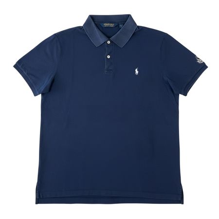 Polo Golf Ralph Lauren bleu marine logo brodé blanc - L #14