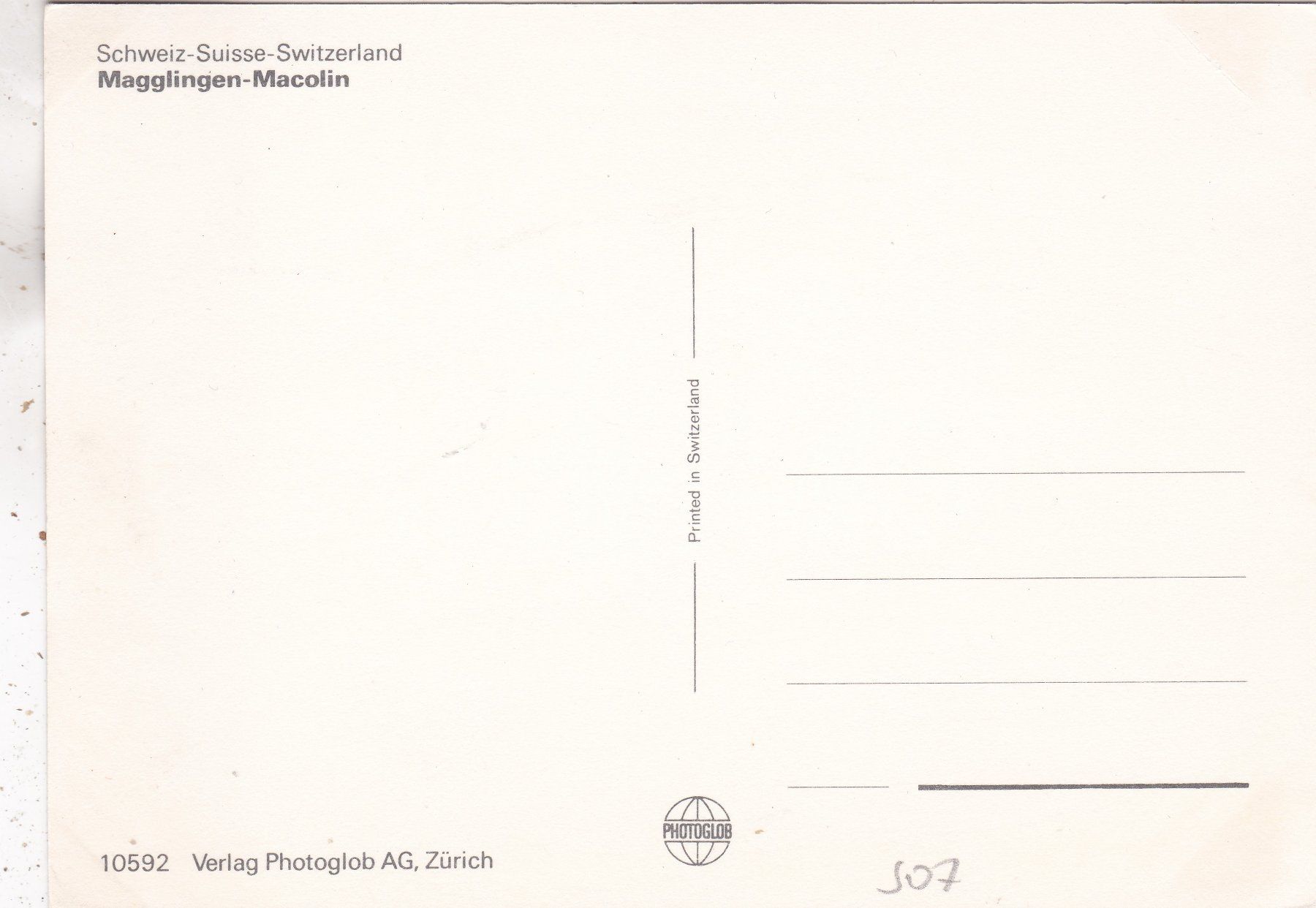Cartoline postali: Magglingen Macolin Bahn – Usato da Herisau venduto da Lisegrat2008 1