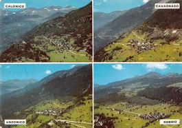 Gruss aus Calonico, Anzonico, Cavagnago, Sobrio - alte Postk