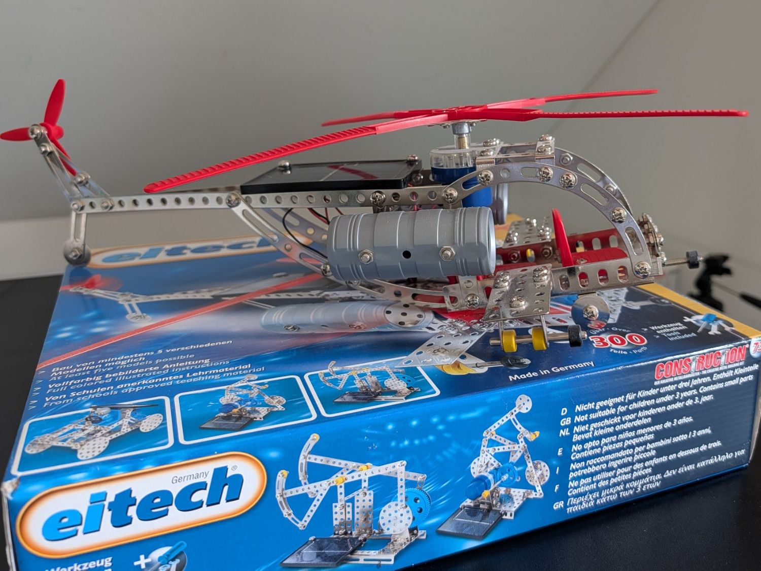 Baukästen: Eitech Solar Helikopter Bausatz, Metall, ab 8 Jahren – Gebraucht aus Herisau von apo_bxx7