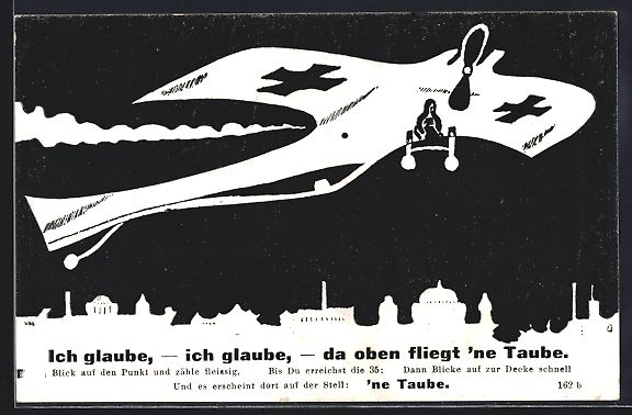 Foto & Poster: Flugzeug über einer Stadt, optische T – Usato da Berlin venduto da bartko-reher