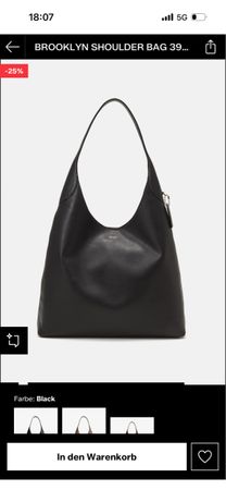 COACH Brooklyn Shoulder Bag 39, schwarz, top Zustand